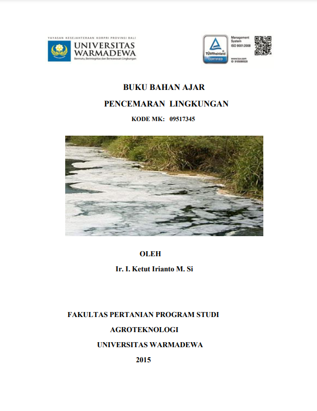 BUKU BAHAN AJAR PENCEMARAN LINGKUNGAN